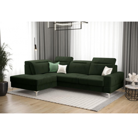 Rohová sedací souprava MALIBU MINI 180X250 - zelená , levá Rohová sedací souprava MALIBU MINI 180X250 - zelená , levá