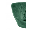 Barová židle H101, zelený Velvet
