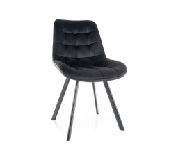 Jídelní otočná židle MONTI VELVET, Černý Bluvel 19/Černá