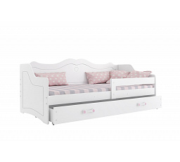 Dětská postel JULIA bez matrace, Bílá