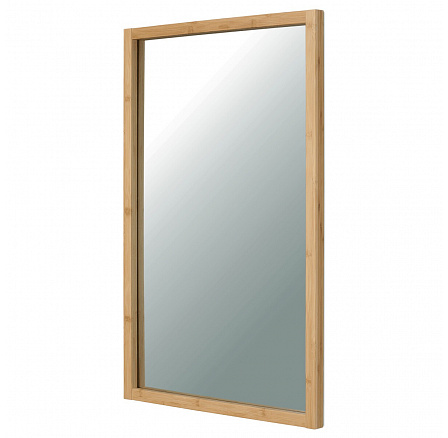 Nástěnné zrcadlo, bambus, přírodní, AZR-B044 NAT