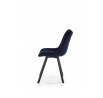 Jídelní židle K332 VELVET, Modrý Bluvel 86/Černá
