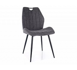 Jídelní židle ARCO BREGO, Tmavě šedá 18/Černá