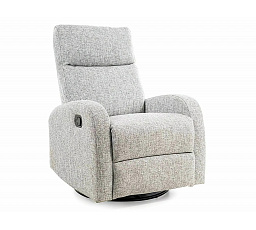 Polohovatelné křeslo OLIMP, šedá látka 178