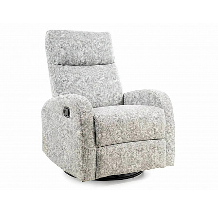 Polohovatelné křeslo OLIMP, šedá látka 178