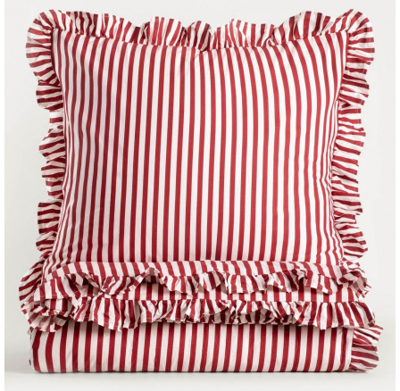 TRUDY pruhovaný bavlněný povlak na přikrývku s volánem 140x200 + 1*70x80 cm 758867 TRUDY pruhovaný bavlněný povlak na přikrývku s volánem 140x200 + 1*70x80 cm 758867