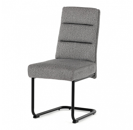 Jídelní židle, šedá, látka, DCL-P3107 SIL2