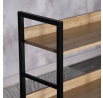 Regál, mdf, hnědá, GD-314 OAK