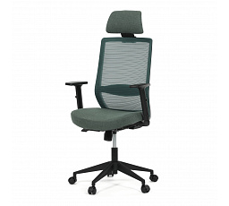 Kancelářská židle, synchronní mechanismus, zelená síťovina, KA-V3329 GRN