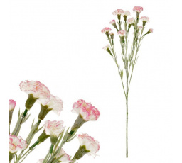 Karafiát mini - umělý řezaný, barva růžovo-bílá