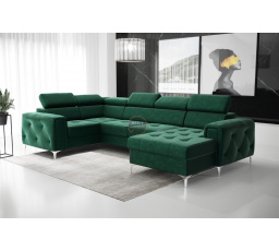 Rohová sedací souprava ORION MAX III s funkcí spaní 165x320x185 cm - volitelný odstín - levá