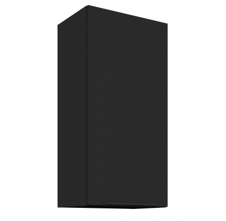 Horní skřínka SIENA - 45 G-90 1F, Černá mat/Černá mat