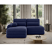 Ripeli Corner Sofa Bed with Storage, Dark Blue Velvet, Left-Hand Facing Modullo 40 180x128 Left 1