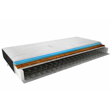 Matrace Bonelowa Ola 160x200 Kašmír + Samet černý Kašmír, Samet Černý