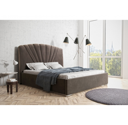 Postel Moris s kovovým roštem 140x200