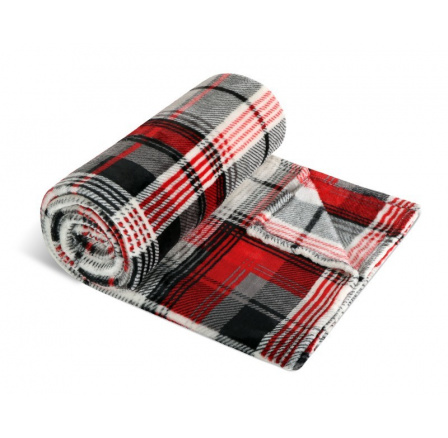 Deka Kemping 150x200 cm kostka červená