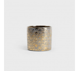 Chňapka TAROTTO v šedo-zlatých odstínech 13.5x13.5x13 cm 707070