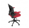 Kancelářská židle, houpací mechanismus, červená, KA-V317 RED