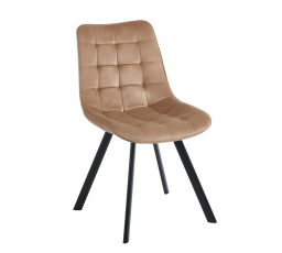 Židle velvet cappuccino J265