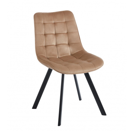 Židle velvet cappuccino J265