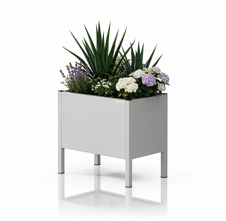 Kryt na květináč kovový malý šedý: DAISY 400 x 350 x 250 mm Kryt na květináč kovový malý šedý: DAISY 400 x 350 x 250 mm