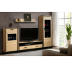 TV komoda Karima 2S, dub artisan/černá