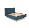 Postel MODULO W3 160 - Čelo postele, Tmavě zelený Monolith 37