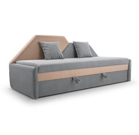 MÁJA - pohovka rozkládací ,látka šedá/béžová SHAGGY25/21 (vzorC) (MAMBA=1BALÍKY) (IZ) (K250-E) MÁJA - pohovka rozkládací ,látka šedá/béžová SHAGGY25/21 (vzorC) (MAMBA=1BALÍKY) (IZ) (K250-E)