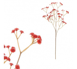 Gypsophila - umělá větev, červené květy