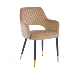 Židle velvet (cappuccino) K3-FX