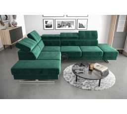 Rohová sedací souprava EMPORIO 225X300 - volitelný odstín , levá