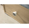 Postel STEP - ST11 L/P, 90x200cm, Dub piškotový/Bílý Lux/Beton