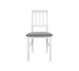 Jídelní židle ASTI 2, bílá alpská TX098/Inari 91 grey