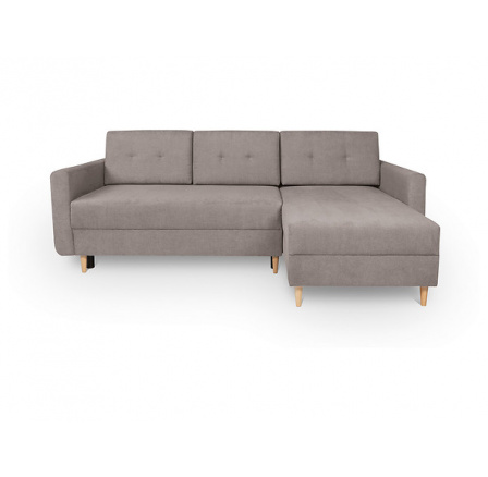 Rohová sedací souprava FELIZ LUX 3DL.URC, UNI, hnědá