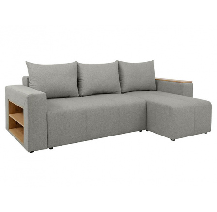 Rohová sedací souprava DENVO LUX PR.2DL.RECMU.PBK, Raquel 2 grey (BRW COMFORT) (FL13-K1230) - UNIVERZÁLNÍ DO PRVNÍ MONTÁŽE!