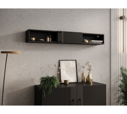 Polica Raftt 150, Černá 