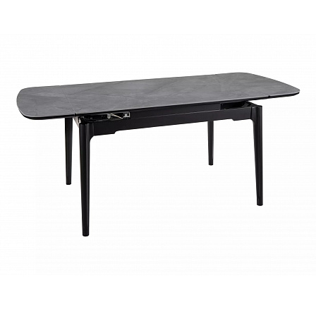 Jídelní stůl SENTO, Šedá / Černá