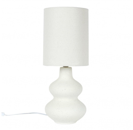 Stolní lampa Lamil keramická krémová