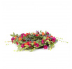 Věnec MEADOW s barevnými květy 45 cm 877020