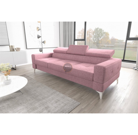 Sofa TOSCANIA III 250 cm - růžová Sofa TOSCANIA III 250 cm - růžová