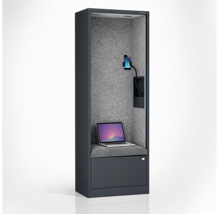 Sally 600mm korpus Antracitový - sedák Šedý