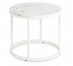Stolek AGNES Bílý Mramor