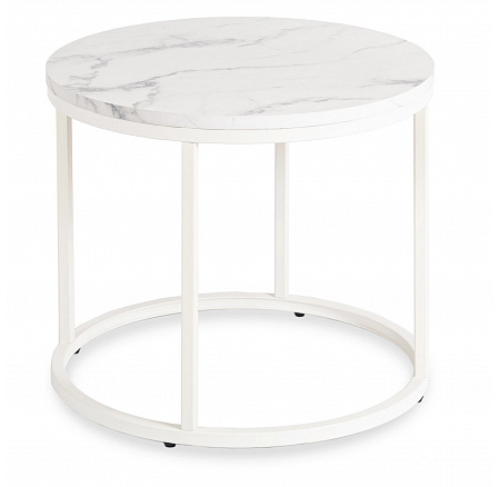 Stolek AGNES Bílý Mramor