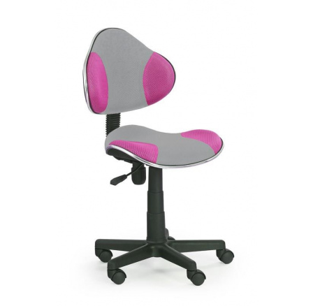 Dětská židle FLASH 2 /šedá+růžová