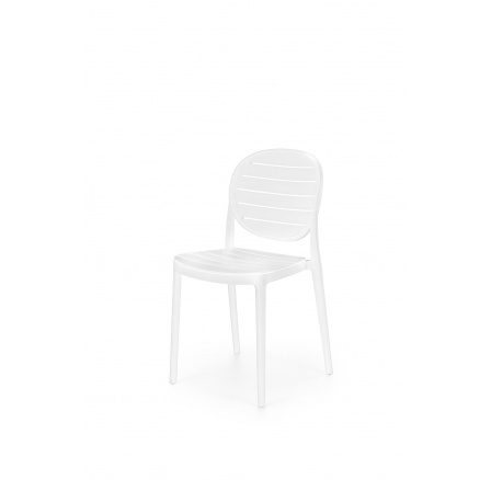 Jídelní židle stohovatelná K529, Bílá