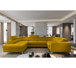 Rohová sedací souprava ve tvaru U LOUIS, Loco 45 Levá