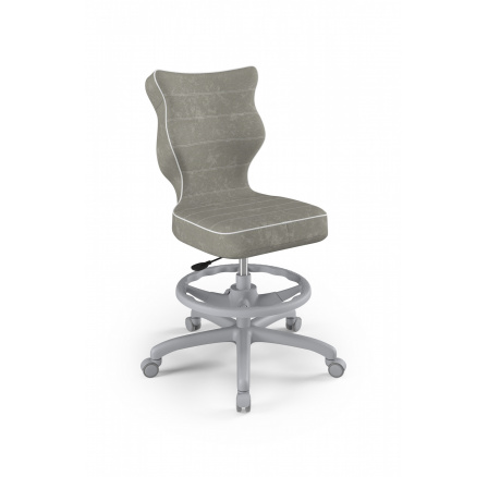Židle kancelářská Petit, šedá Visto 03 velikost 5 WK+P