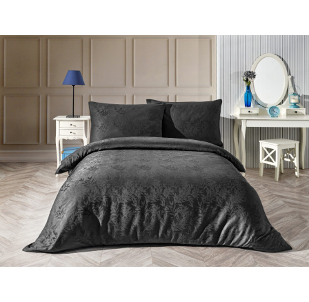 Saténový povlak na polštář Versail šedý 30x40 Saténový povlak na polštář Versail šedý 30x40