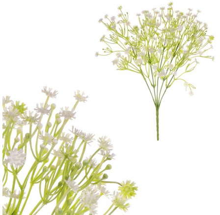 Gypsophila - umělá kytice, barva bílá