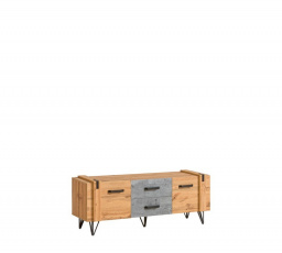 Systém "LOFTER" LO7 (TV skříňka 2D 2S) - Barva: beton millenium